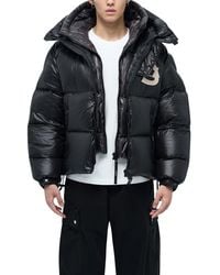 Alpha Style - Kudu Hooded Puffer Down Jacket - Lyst