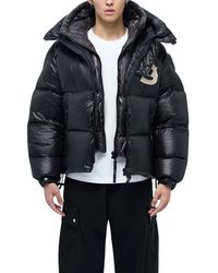 Alpha Style - Kudu Hooded Puffer Down Jacket - Lyst