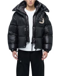 Alpha Style - Kudu Hooded Puffer Down Jacket - Lyst