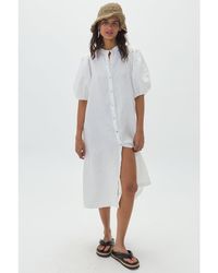 Lanhtropy - Bubble Linen Dress - Lyst