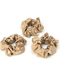 BLISSY - 3-Pack Silk Scrunchies - Lyst