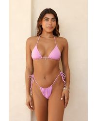 Dippin' Daisy's - Palm Triangle Bikini Top - Lyst