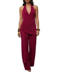 JLUXLABEL - Rustic Charm Halter Jumpsuit - Lyst