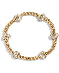 BaubleBar - Pavé Pisa Station Beaded Bracelet - Lyst