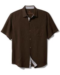 Tommy Bahama - I Get Better With Age Embroidered Short Sleeve Silk Button-Up Shirt - Lyst