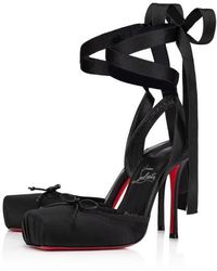 Christian Louboutin - Cassia Lace-Up Slingback Pump - Lyst