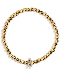 BaubleBar - Pisa Pavé Initial Bracelet - Lyst