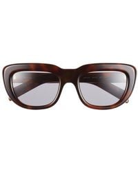 Prada - 53Mm Rectangular Sunglasses - Lyst