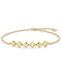 DEVATA - Clover Chain Bracelet - Lyst