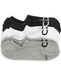 Calvin Klein - 3-Pack Micro Cushion No-Show Socks - Lyst