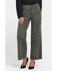 NYDJ - Teresa Wide Leg Ankle Jeans - Lyst