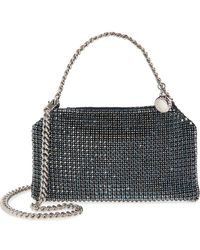 Stella McCartney - Small Falabella Crystal Mesh East/West Crossbody Bag - Lyst