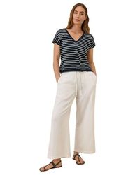 Pact - Beachside Linen V-Neck Top Made With Organic Cotton - Lyst
