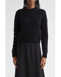 Moncler - Wool & Cashmere Crewneck Sweater - Lyst