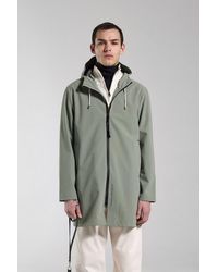 Stutterheim - Stockholm Lightweight Zip Matte Raincoat - Lyst