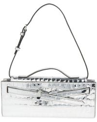 Veronica Beard - Croc Embossed Dash Clutch - Lyst