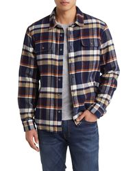Marine Layer - Signature Plaid Flannel Lined Button-up Camping Shirt - Lyst