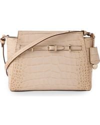 Brahmin - Hillary Embossed Leather Crossbody Bag - Lyst