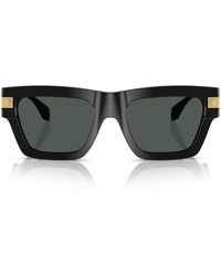 Versace - 52mm Rectangular Sunglasses - Lyst