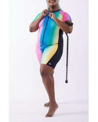 TOMBOYX - 6-inch One-piece Rashguard Swimsuit - Lyst