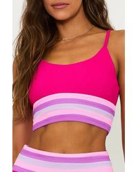 Beach Riot - Millie Colorblock High Waist Bikini Bottoms - Lyst