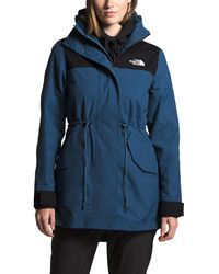 the north face women's trench coats
