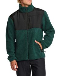 Billabong - Boundary Summit Fleece Zip-Up Jacket - Lyst