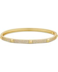 SHYMI - Pave Studded 3-Row Bangle - Lyst