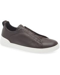 ZEGNA - Triple Stitch Secondskin Sneaker - Lyst