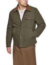 Levi's - Cotton Canvas Zip Jacket - Lyst