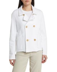 Frank & Eileen - Mini Belfast Crop Knit Peacoat - Lyst