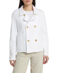 Frank & Eileen - Mini Belfast Crop Knit Peacoat - Lyst