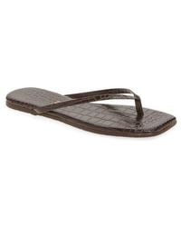 TKEES - Lily Square Toe Flip Flop - Lyst