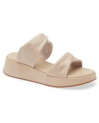 Chocolat Blu - Essa Platform Wedge Slide Sandal - Lyst