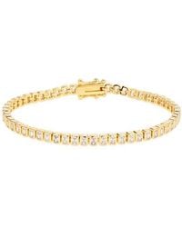 Nordstrom - Baguette Cubic Zirconia Bezel Tennis Bracelet - Lyst