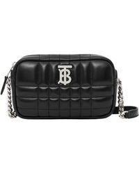 Burberry - Mini Lola Quilted Leather Camera Bag - Lyst