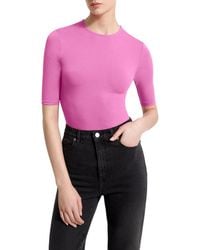 MARCELLA - Frankie Elbow Sleeve Top - Lyst