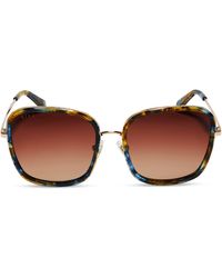 DIFF - Genevive 57mm Gradient Square Sunglasses - Lyst