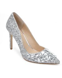 badgley mischka vogue iii glitter pumps