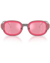 DIESEL - 49Mm Small Mirrored Square Sunglasses - Lyst