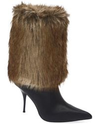 Jeffrey Campbell - Thermal Faux Fur Cuff Bootie - Lyst
