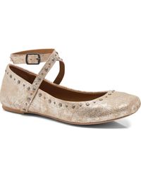 Free People - Grace Ankle Strap Ballet Flat - Lyst