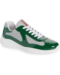 green pradas sneakers