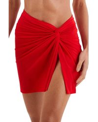 ViX - Karen Twist Cover-Up Miniskirt - Lyst
