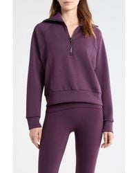 Spanx - Airessentials Half Zip Sweatshirt - Lyst