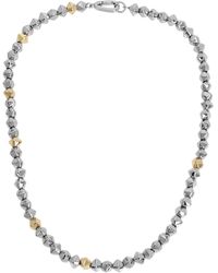AllSaints - Geometric Beaded Necklace - Lyst