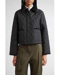 Burberry - Oldham Quilted Nylon Crop Jacket - Lyst