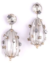 Deepa Gurnani - Cora Imitation Pearl Drop Earrings - Lyst