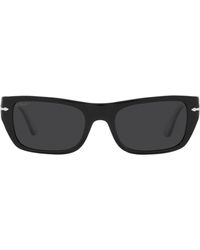 Persol - 53mm Polarized Rectangular Sunglasses - Lyst