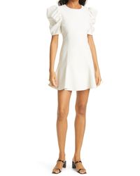 Likely - Alia Puff Sleeve Fit & Flare Dress - Lyst